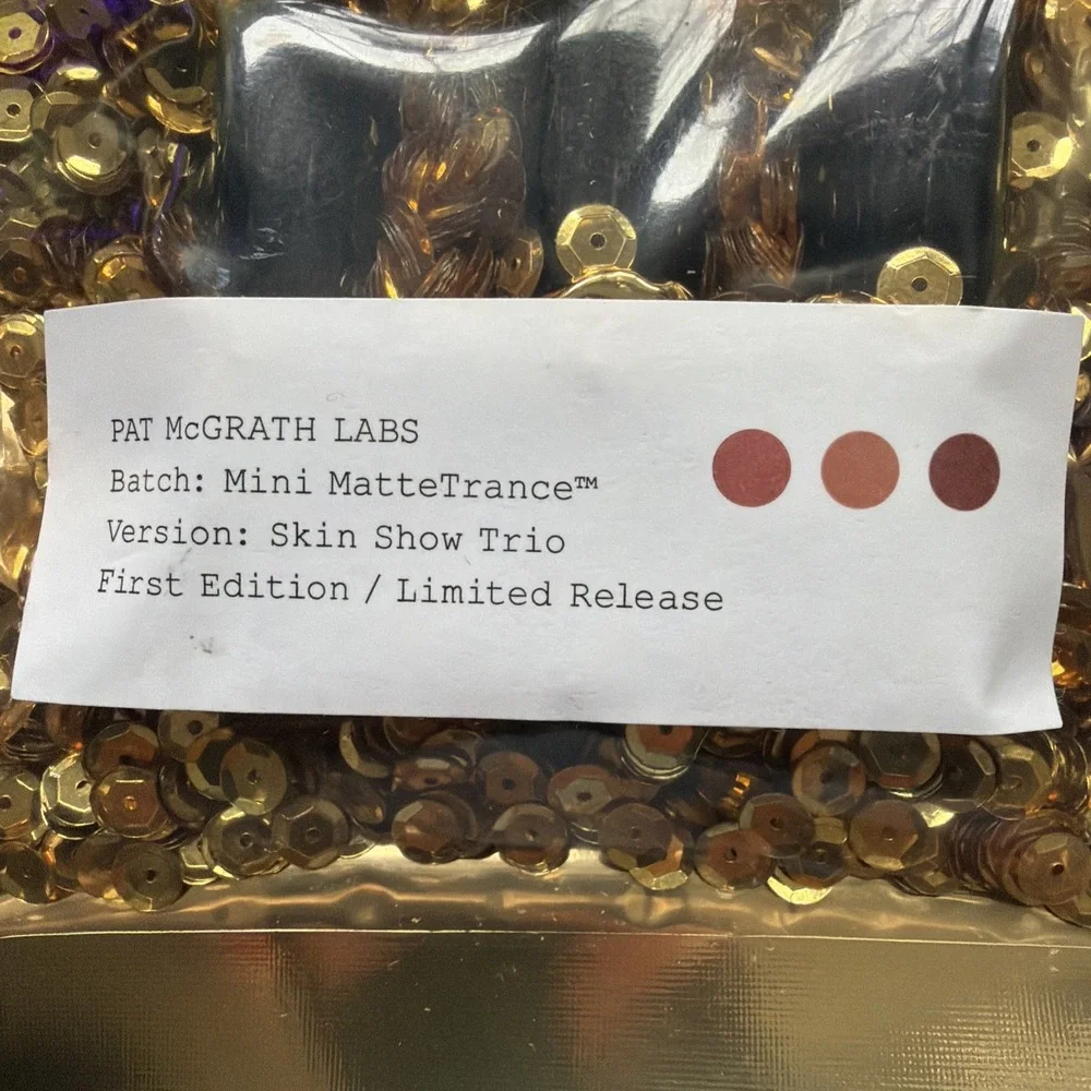 PAT MCGRATH LABS LUST 💄Mini MatteTrance Skin show Lipstick Trio First Edition